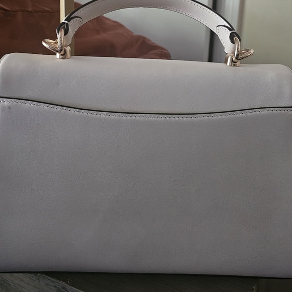 Coach Eliza Top Handle White Bag - Picture 8 of 8
